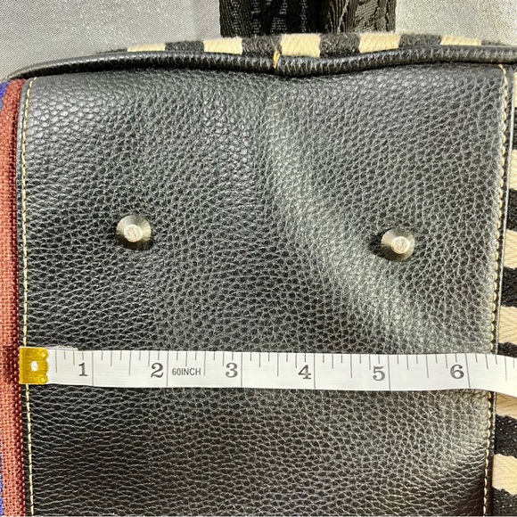 Montana West Weekender Aztec and Striped Canvas Boho Bag - Picture 9 of 10